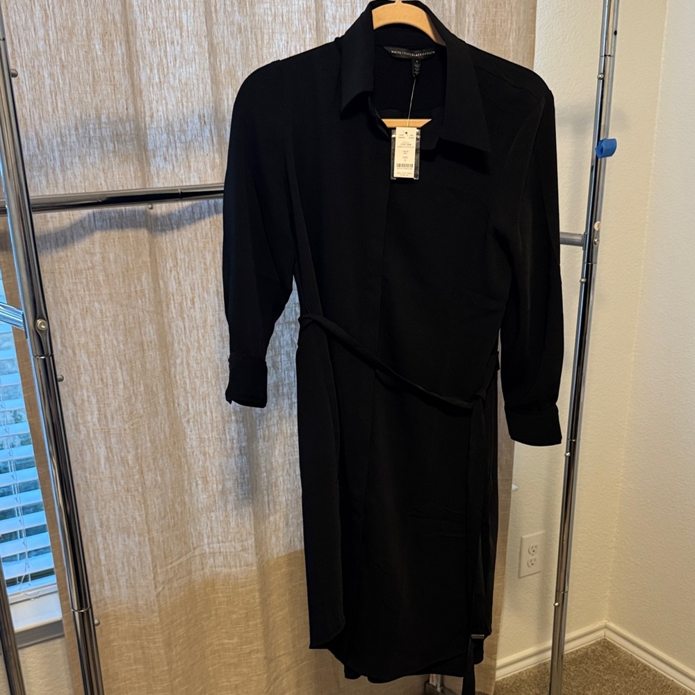 White House Black Market Elegant Black Dress